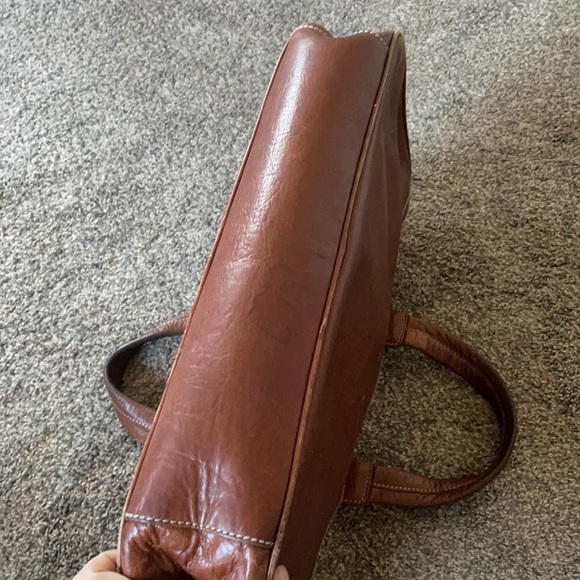 Cole Haan Leather Messenger Bag - Picture 6 of 13
